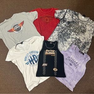 Harley Davidson Womens Shirt Bundle XL-Pack of 6